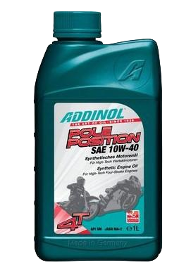 Моторное масло Addinol Pole Position 10W-40, 1л